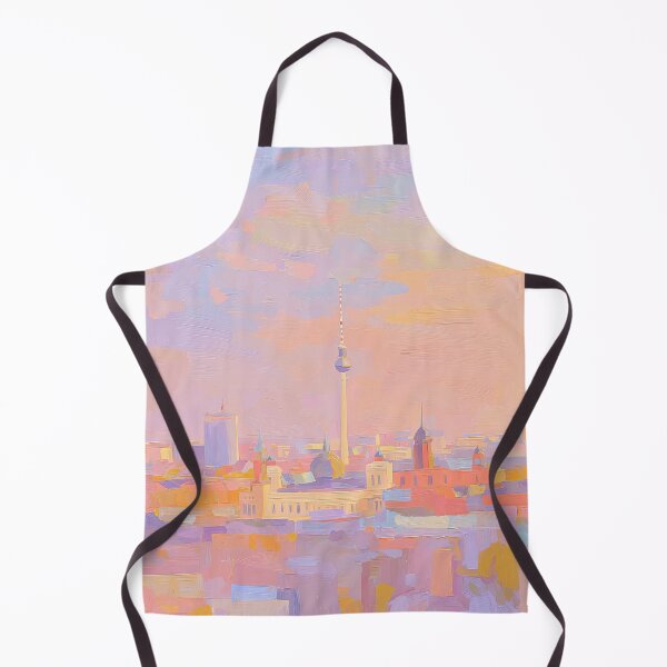 Item preview, Berlin Skyline – Minimalist Oil Painting designed and sold by ArtHouseNiklas.
