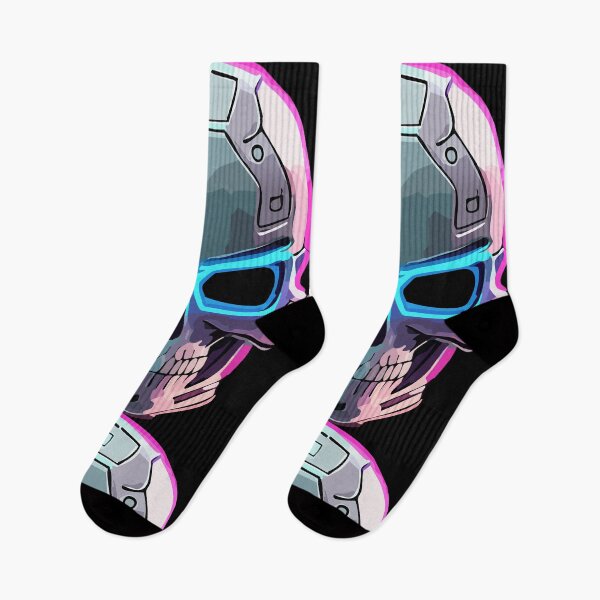 Item preview, Cyberpunk Skull Futuristic Neon Art designed and sold by cabana.space.