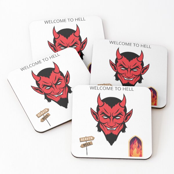 Item preview, ? Welcome to Hell – Devil Face Dark Design? designed and sold by Stalyalya.