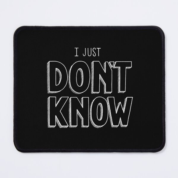 Item preview, I just don't know designed and sold by Marta Ambrosetti.