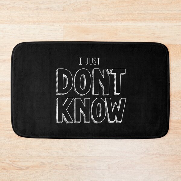 Item preview, I just don't know designed and sold by Marta Ambrosetti.