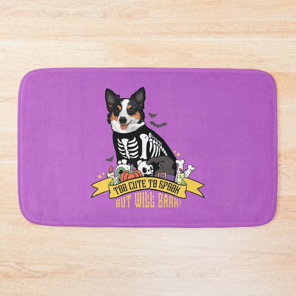 Item preview, Too Cute to Spook But Will Bark Adorable Halloween Dog designed and sold by chillaxcats.
