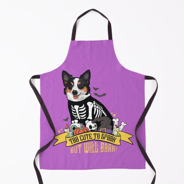 Item preview, Too Cute to Spook But Will Bark Adorable Halloween Dog designed and sold by chillaxcats.