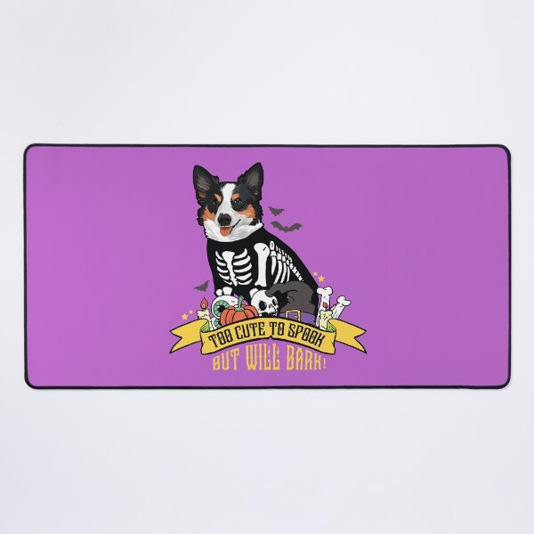 Item preview, Too Cute to Spook But Will Bark Adorable Halloween Dog designed and sold by chillaxcats.