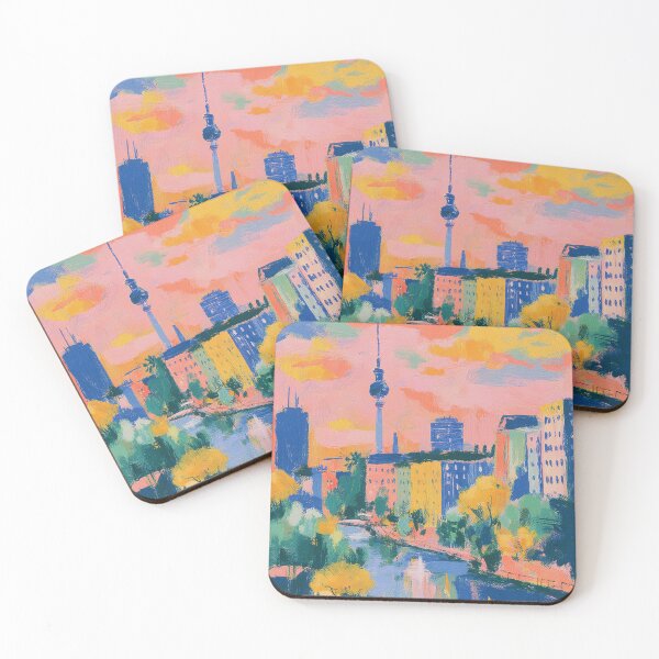Item preview, Berlin Skyline – Matisse-Inspired Oil Painting designed and sold by ArtHouseNiklas.
