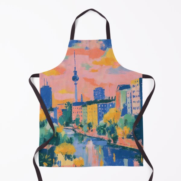 Item preview, Berlin Skyline – Matisse-Inspired Oil Painting designed and sold by ArtHouseNiklas.