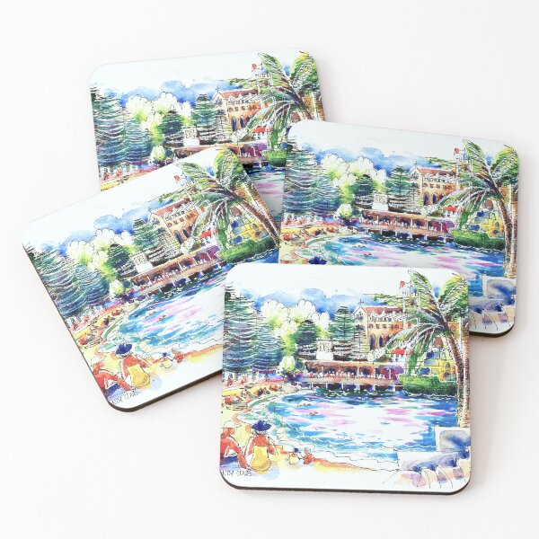 Item preview, Sydney. Manly Cove to the wharf designed and sold by ErinHillStudio.