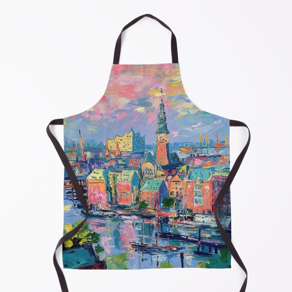 Item preview, Hamburg Elbphilharmonie – Oil painting cityscape designed and sold by ArtHouseNiklas.