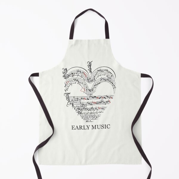 Item preview, I Love Early Music Manuscript Heart designed and sold by NattyDesigns.