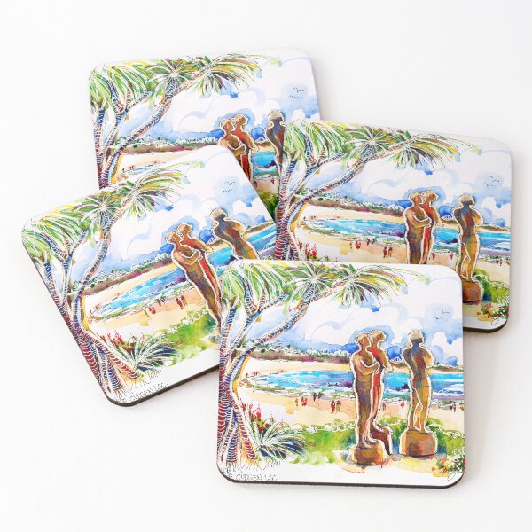 Item preview, Kingscliff NSW Australia. The 3 Wooden Lifesavers designed and sold by ErinHillStudio.