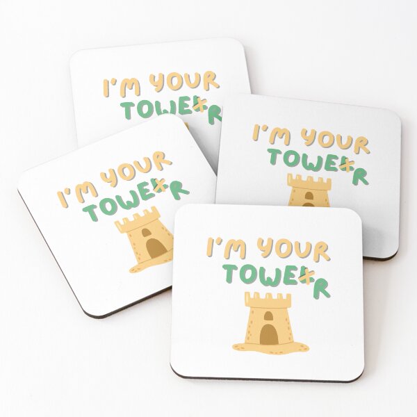 Item preview, Funny mistake text Towel Tower designed and sold by weronikaroza.