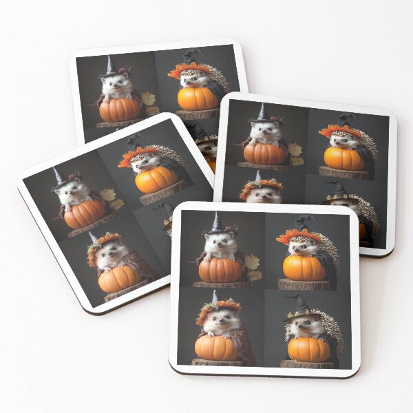 Item preview, Adorable Hedgehog on a Pumpkin - Witches Hat Halloween Animal designed and sold by RockFireMerch.