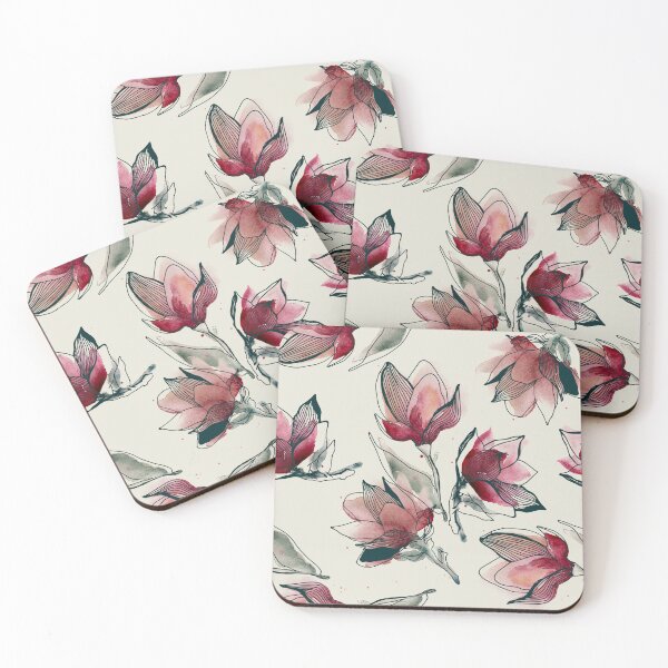 Item preview, Watercolor Magnolias hand drawn designed and sold by Crimson-thyme.