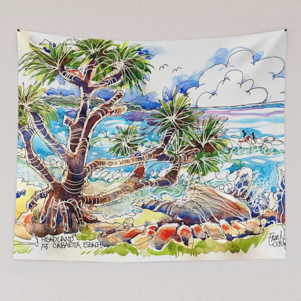 Item preview, Cabarita Beach NSW Australia. The Pandanus Tree.  designed and sold by ErinHillStudio.