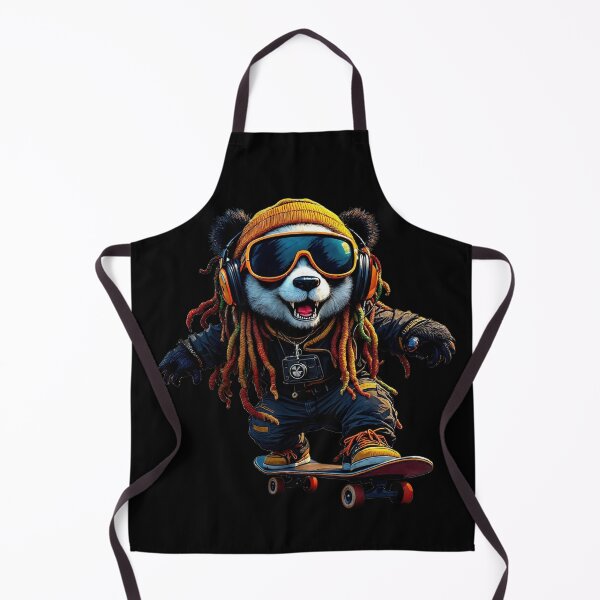 Item preview, Rasta Panda on Skateboard – Reggae Vibes designed and sold by SajQ.