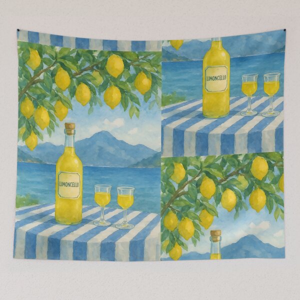 Item preview, Limoncello watercolour painting. designed and sold by ArtByJohannes.