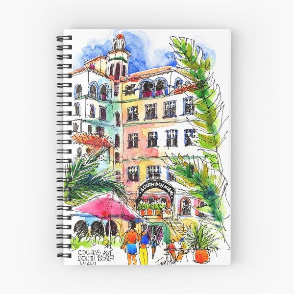 Item preview, Miami Florida USA. South Beach  designed and sold by ErinHillStudio.