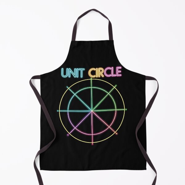 Item preview, First Quadrant Unit Circle – Neon Math Design for Trigonometry & Geometry Lovers designed and sold by VividOrganica.
