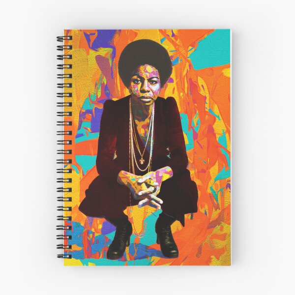Item preview, Nina Simone pop art painting - Jazz music legend designed and sold by Youngkev-arts.