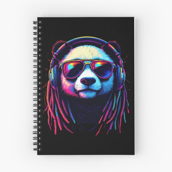 Item preview, Rasta Panda with Headphones – Reggae Vibes designed and sold by SajQ.