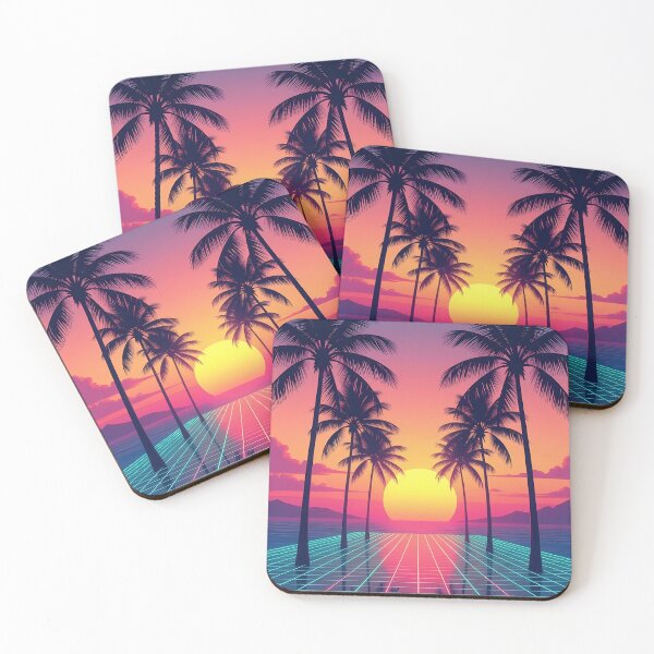 Item preview, Retro Sunset Trees Matrix  (image size 6656x9984) designed and sold by Digital-Davinci.