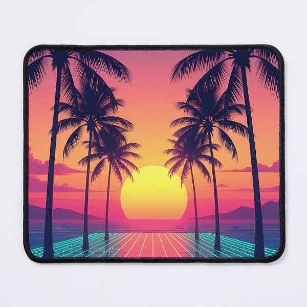 Item preview, Retro Sunset Trees Matrix (image size 6656x9984) designed and sold by Digital-Davinci.