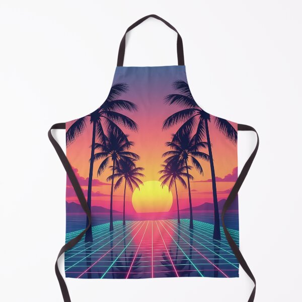 Item preview, Retro Sunset Trees Matrix (image size 6656x9984) designed and sold by Digital-Davinci.