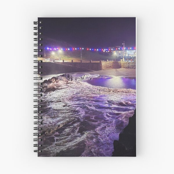 Item preview, Wildercombe beach at night - Ilfracombe, North Devon designed and sold by Love where you live.