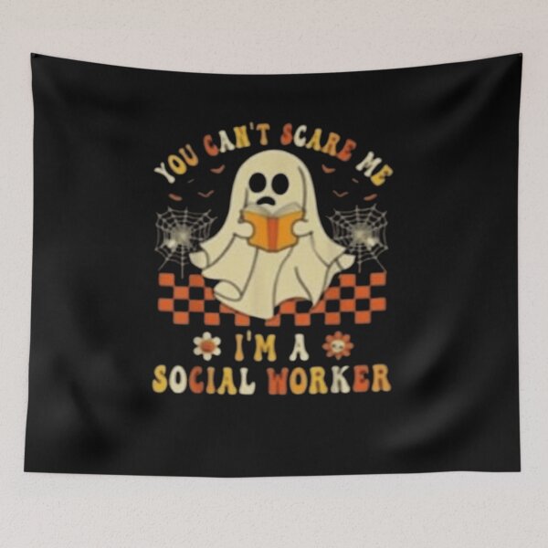 Item preview, you can't scare me i'm a school social worker halloween  Classic T-Shirt designed and sold by NIZAR  din⭐⭐⭐⭐⭐.