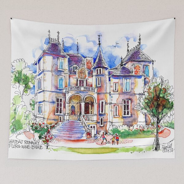 Item preview, Azille France. Chateau Remaury designed and sold by ErinHillStudio.