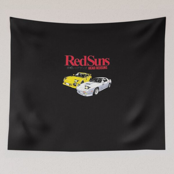 Item preview, Initial D Redsuns Rx7 Manga Anime Drift designed and sold by lukaslon.