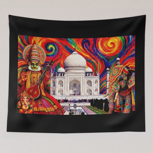 Item preview, Pop Art Taj Mahal abstrat designed and sold by Helios Be. Lavsh.