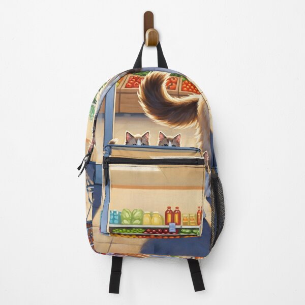 Item preview, Cat Family Grocery Shopping designed and sold by GlassArtCraft.