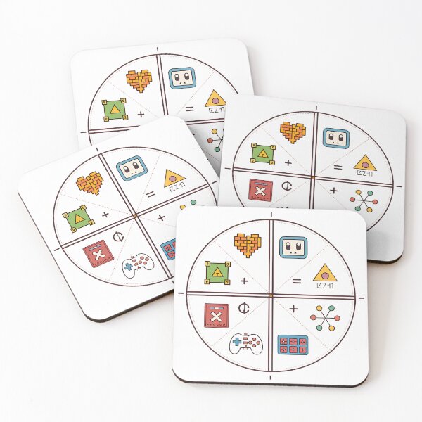 Item preview, Retro 8-Bit Unit Circle with Video Game Icons – Nerdy Math & Gaming Design designed and sold by VividOrganica.