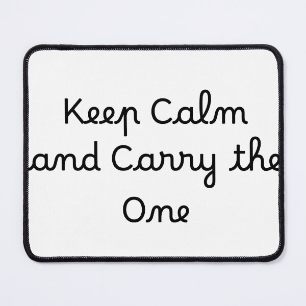Item preview, Keep Calm and Carry the One designed and sold by Ninjacatoff.