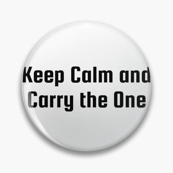 Item preview, Keep Calm and Carry the One designed and sold by Ninjacatoff.