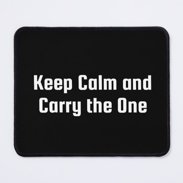 Item preview, Keep Calm and Carry the One designed and sold by Ninjacatoff.