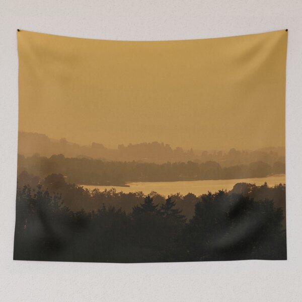 Item preview, Hazy Dusk over Lake Staffel designed and sold by Kasia Design.