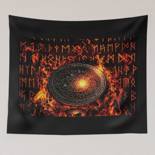Item preview, Copy of Runes forge on fire nu style #1 designed and sold by Helios Be. Lavsh.