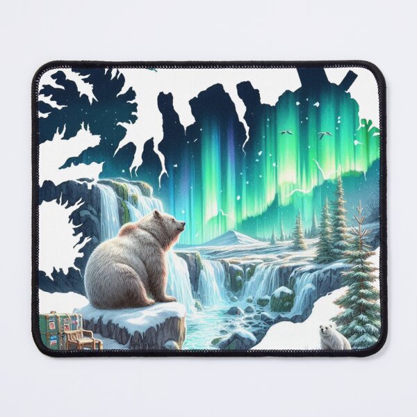 Item preview, Iceland Travel Aurora Borealis designed and sold by vectcd.