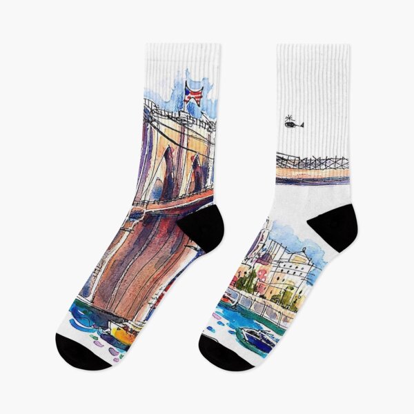 Item preview, New York City. Brooklyn Bridge. designed and sold by ErinHillStudio.