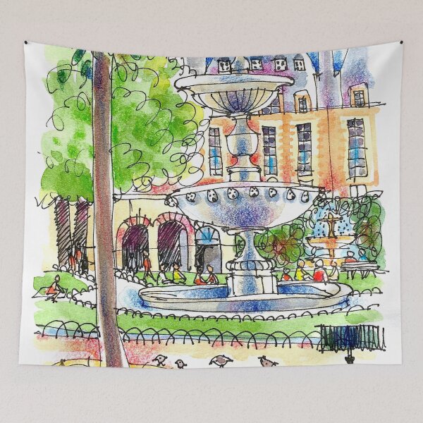 Item preview, Paris. Place des Vosges. designed and sold by ErinHillStudio.