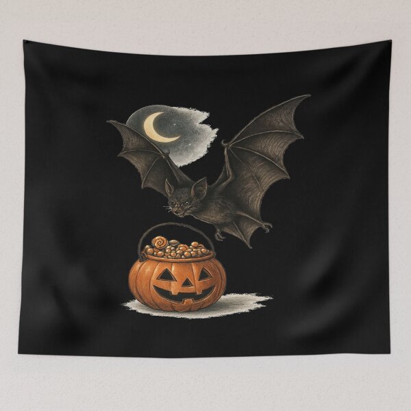Item preview, Halloween Bat With Candy designed and sold by YourFavBuddy.