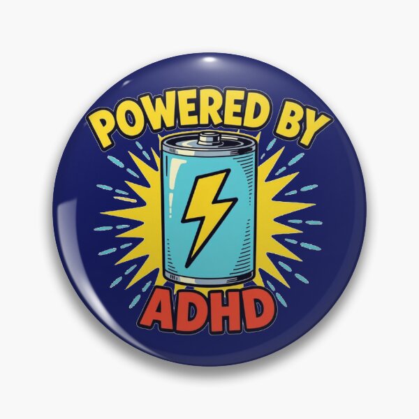 Item preview, Powered by ADHD designed and sold by Social-decline.