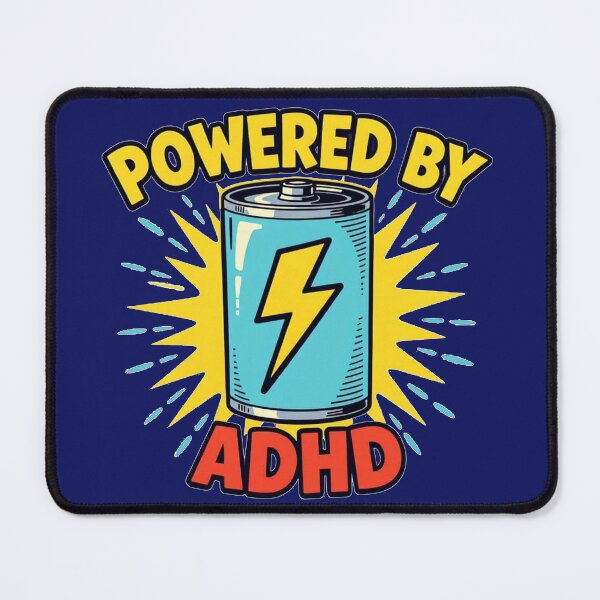 Item preview, Powered by ADHD designed and sold by Social-decline.