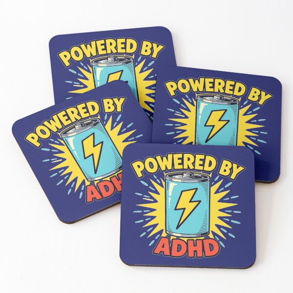 Item preview, Powered by ADHD designed and sold by Social-decline.