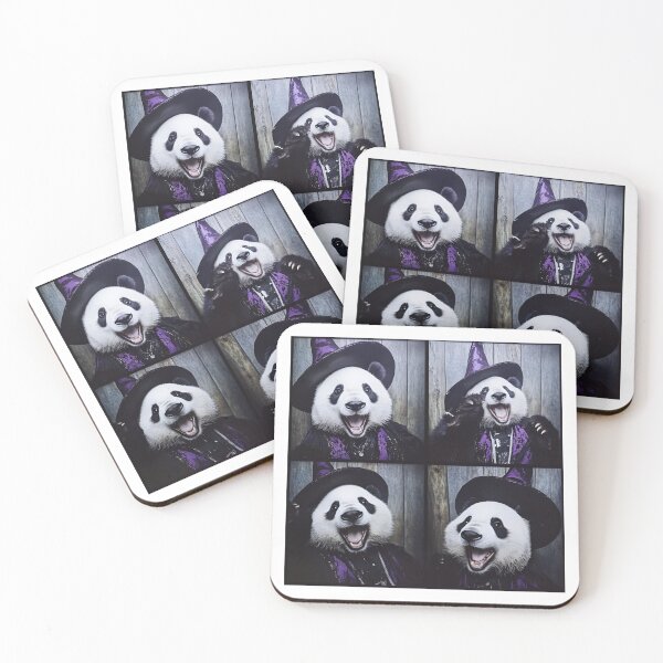 Item preview, Halloween Panda in Witches Costume – Quirky Photobooth designed and sold by RockFireMerch.
