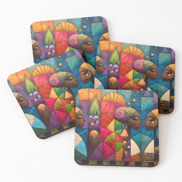 Item preview, Vibrant Abstract Art Featuring Elegant Women designed and sold by Artessie.
