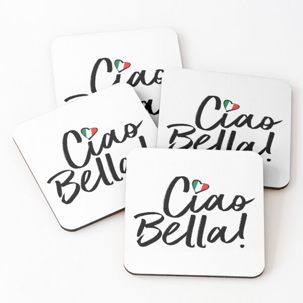 Item preview, Ciao Bella Italian Flag Heart designed and sold by Freshinkshop.