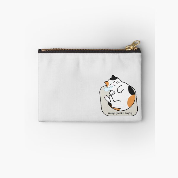Item preview, Black Line Calico Cat Snooze, Cute & Funny “Always Good for Sleeping” Cartoon Poster designed and sold by JWSmile.